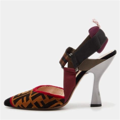 fendi velvet shoes|fendi colibri shoes.